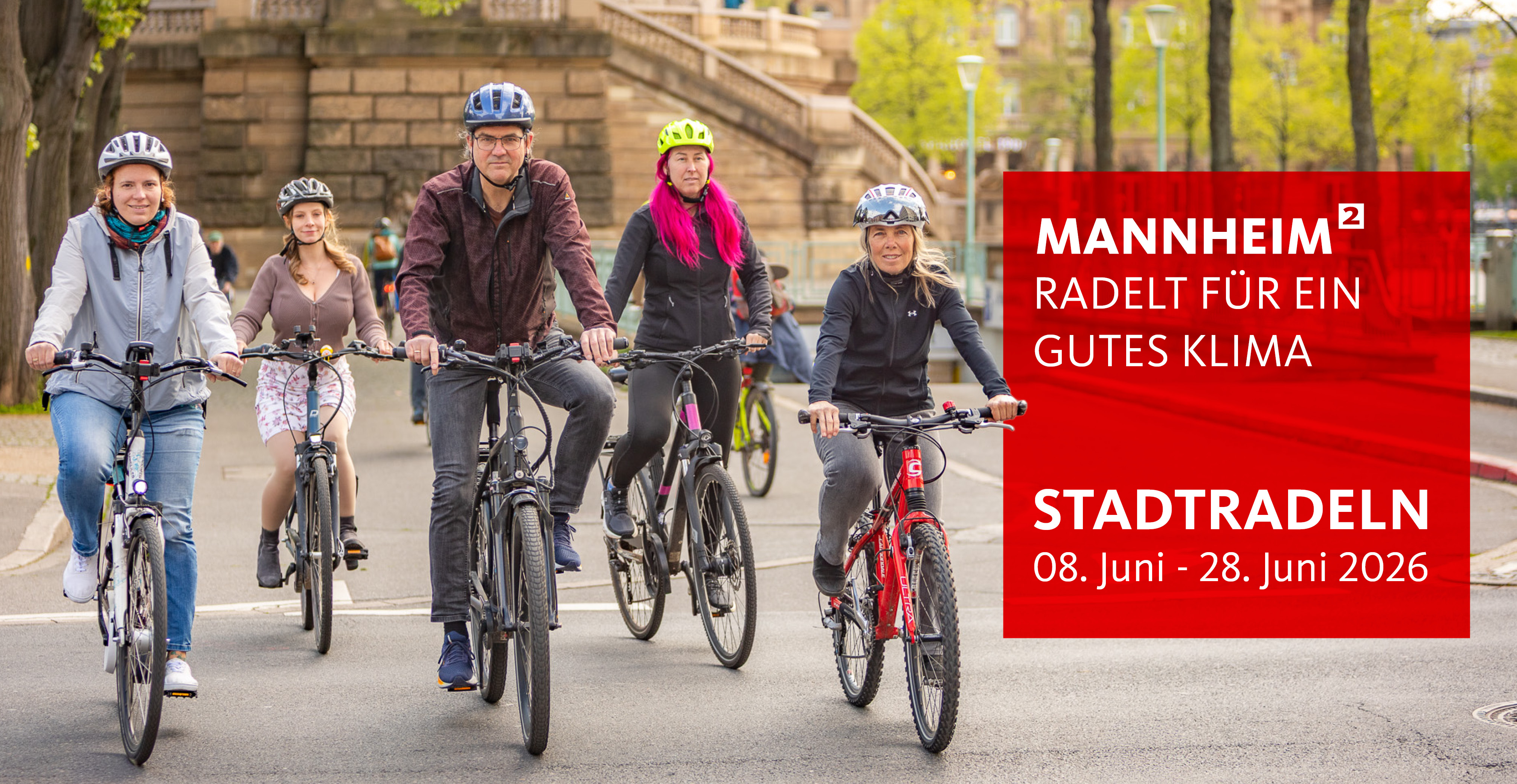 STADTRADELN 2026: Mannheim geht in die 9. Runde